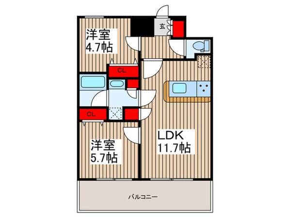 アーバンパーク浅草Ⅱの物件間取画像